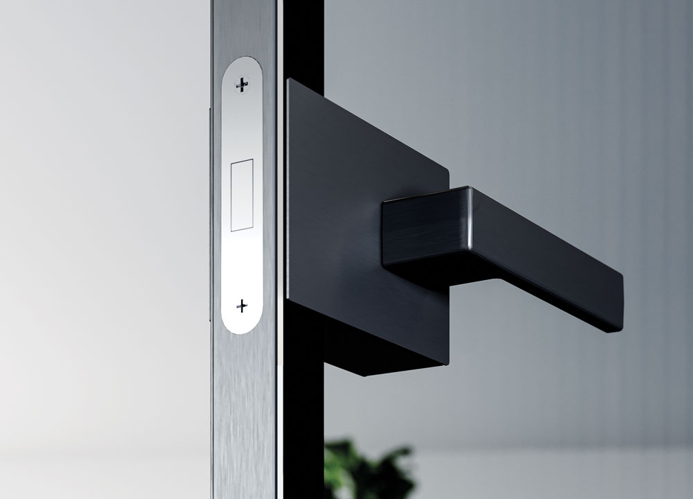 ZANTE - handle for glass and aluminium hinged doors